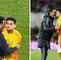 Cruce de Lionel Scaloni con Luis Díaz en Argentina vs Colombia