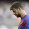 Gerard Piqué en un partido del FC Barcelona en la liga española