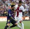 Juan Camilo 'Cucho' Hernández y Lionel Messi