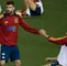 Piqué y Puyol con la Selección de España