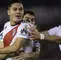 Juan Fernando Quintero y Rafael Santos Borré, jugadores de River Plate
